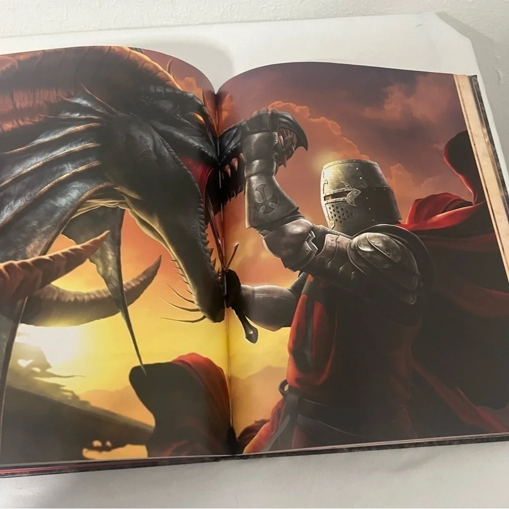 Hellfire - Plague of Dragons Art Story Book Fantasy Dungeons H/C 2010 EUC